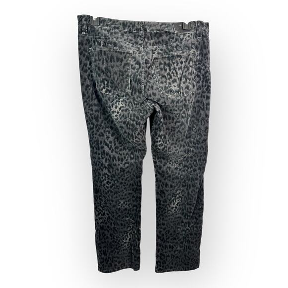 LRL Ralph Lauren Jeans Womens size 12 Modern Straight Corduroy Leopard Pants - Picture 2 of 9